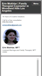 Mobile Screenshot of erinmokhtar.com
