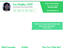 Tablet Screenshot of erinmokhtar.com